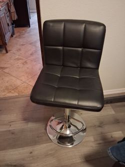 Black chair stool