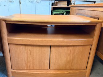 Solid Oak TV Stand