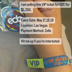 VIP EDC Ticket 