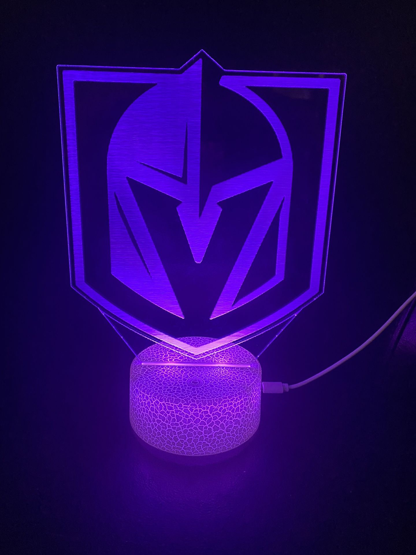VGK Hockey Vegas 3d Lamp