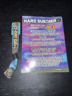 Hard Summer 2026 Ticket GA+ (Brand New)