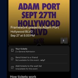 100$ Each OBO! Adam Part Best Show Ever 