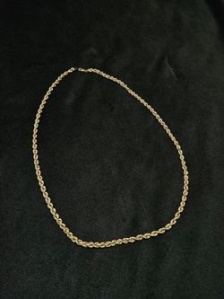 Like New 10K 🔥 Gold Rope Necklace/Chain 💎 (Meet&Test) 🚗