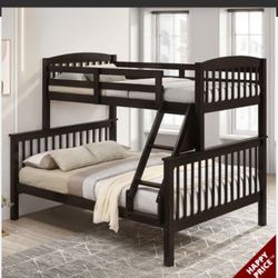 $450 Bunk Bed With 2 Mattress Twin Full 
