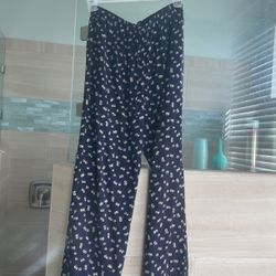 Sag Harbor Elastic Stretch Waist Pants Medium