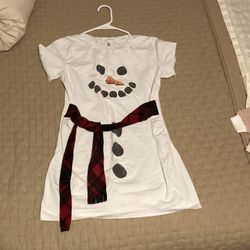 Maternity Snowman Shirt