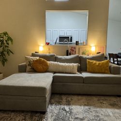 Grey Sectional Couch With Pull Out Bed 