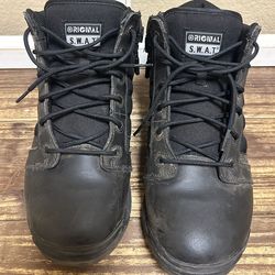 S.W.A.T. Boots Original Metro Air 5”Side Zip Men’s Size 11 1/2 W