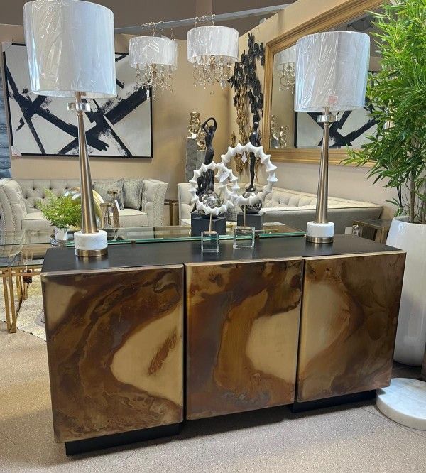 Unique 60" Lavish Sideboard, Console, Cabinet, Server, TV Stand...