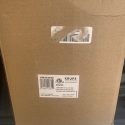 New Never Used In Open Box Silver 5 Cup Krups Coffee Maker $25