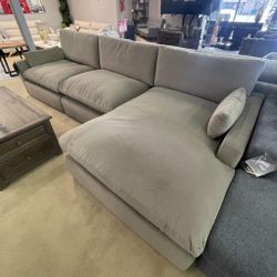 Ashley Cocoo Plush Comfy Sectional Sofa Couch Sophie 