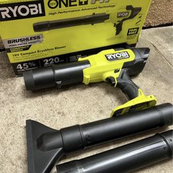 RYOBI ONE+ HP 18V Brushless Cordless 220 CFM 140 MPH Compact Leaf Blower (Tool-Only)