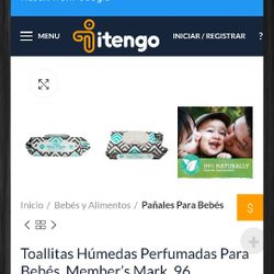 Premium Scented Baby Wipes 96 Wipes