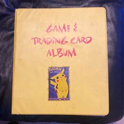 Old Pokemon Binder No Low Balls
