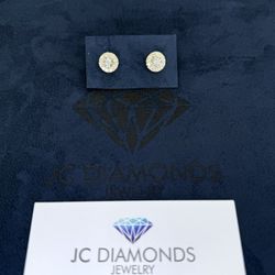 Earrings Diamonds Round / Shape Round / Gold 