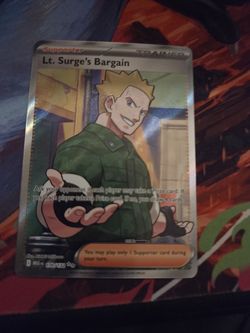 Pokemon Lt. Surge's Bargain 170 Mega Evolution