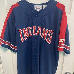Vintage 90s Cleveland Indians Jersey
