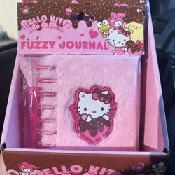 Hello Kitty Fuzzy Notebook