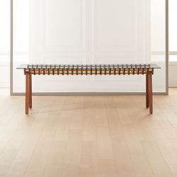 CB2 Glass Table