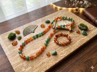 Agate 10mm stone set 10mm size natural stone necklace and bracelet Price-30$ for each set
