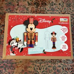New Disney 5 ft. LED Holiday Mickey Mouse Nutcracker