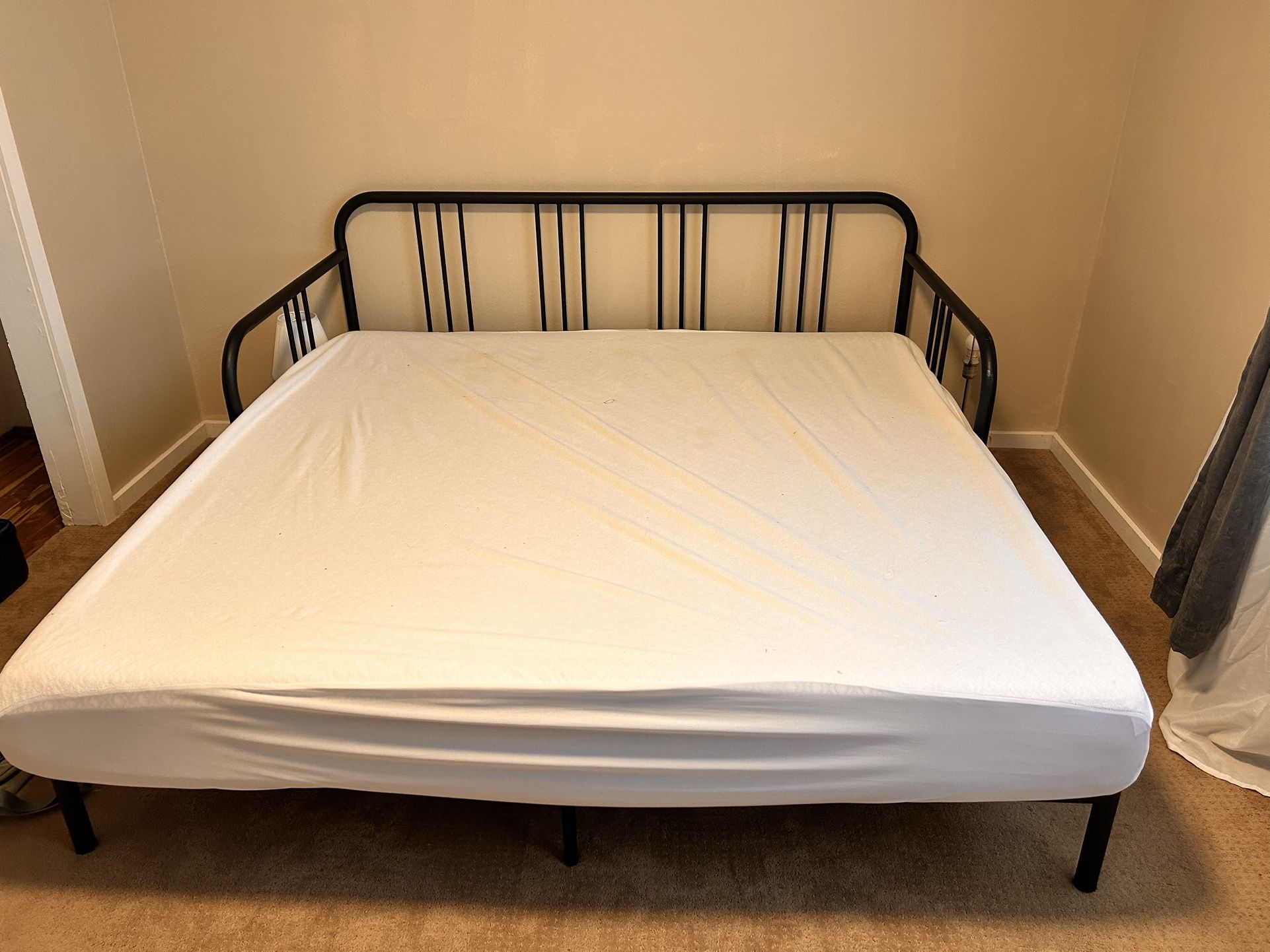 FYRESDAL Daybed frame black 