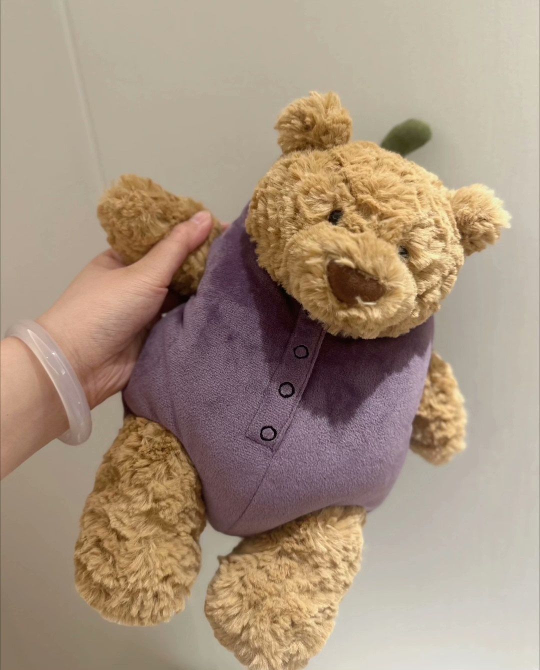 Jellycat Bartholomew Bear Eggplant Aubergine