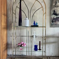 Brass Shelf Bookcase