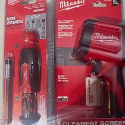 Milwaukee Temp Gun And Non Contact Voltage Tester $60