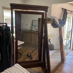 Antique Italian Swivel Mirror