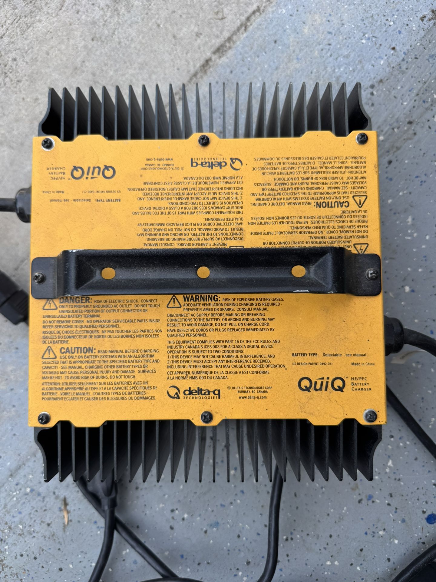 QUIQ 48V Golf Chart Charger