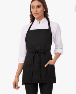 Chef Work Black Unisex Apron