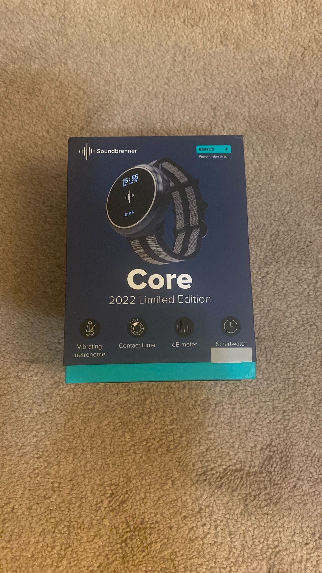 Soundbrenner Core 2022 Limited Edition Vibrating Metronome Watch- /500 Made