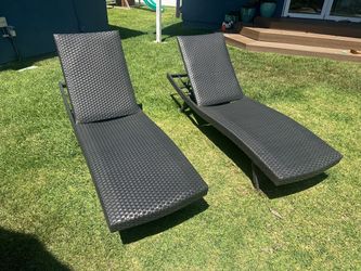 Sunvilla woven chaise lounge 2 pack