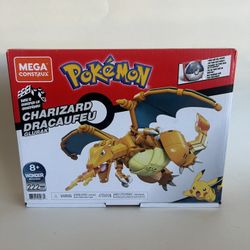 Mega Construx (2020) POKEMON: 222pc CHARIZARD Building Set Lego Like New