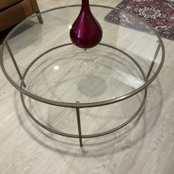 Round Glass Coffee Table