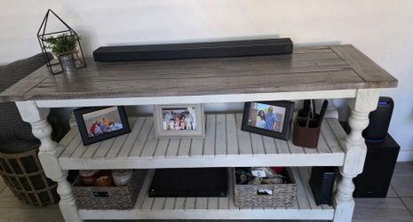Stone Rectangular Sofa Table