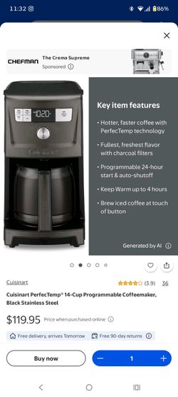 Cuisinart PerfecTemp 14-Cup Programmable Coffeemaker