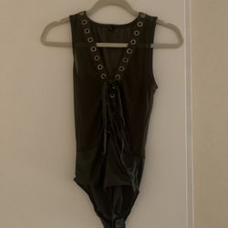 Olive Green Bodysuit 