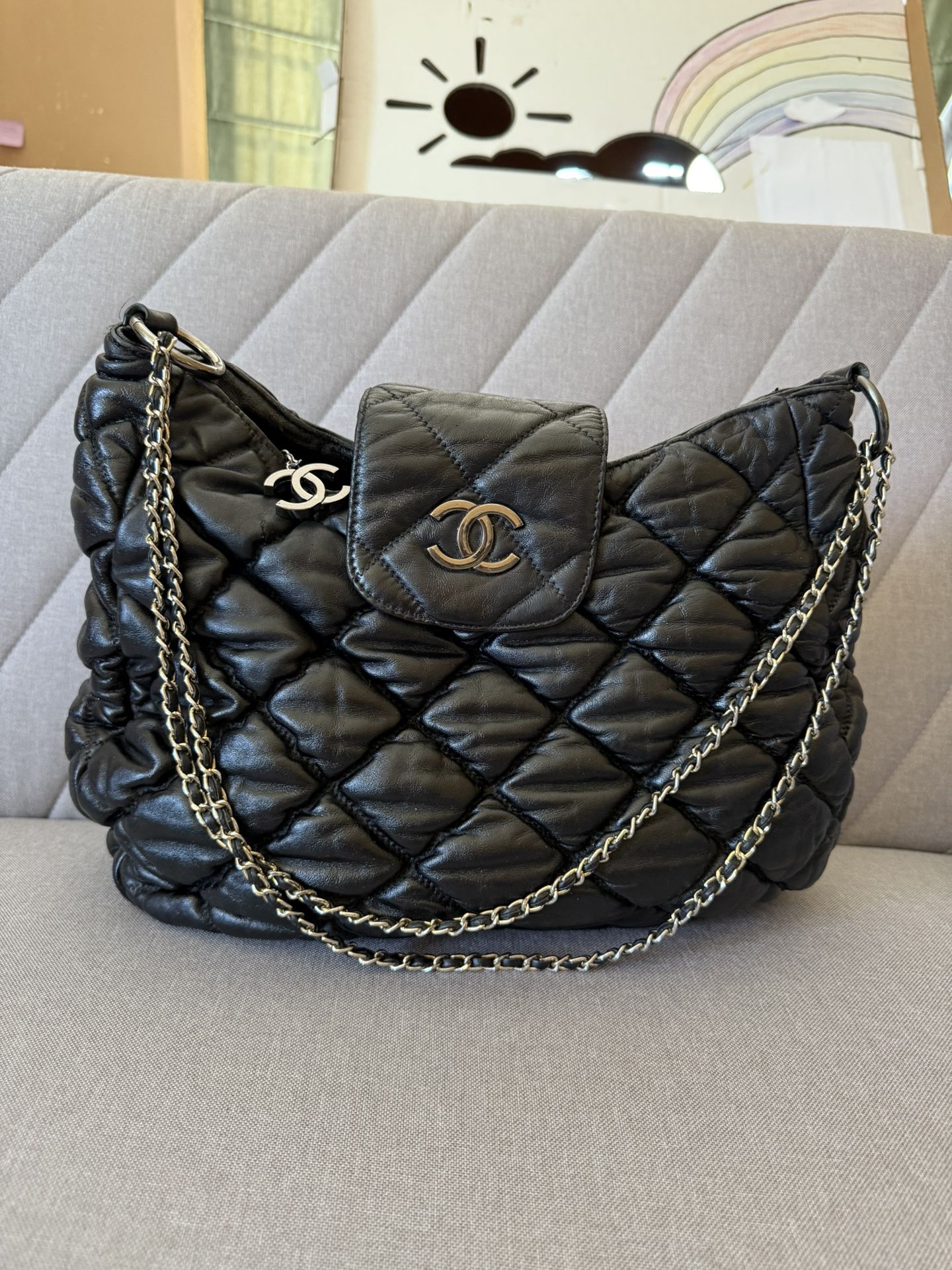 Authentic CHANEL Classic Lambskin Quilted Shoulder Bag – Vintage Special