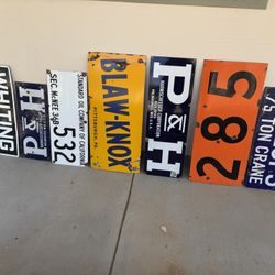 Porcelain Signs