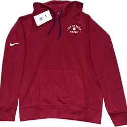 Nike FC Barcelona Club Pullover Hoodie Sweatshirt Women’s XS $70 MSRP FD4146-620