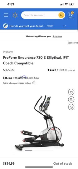 Proform 720 discount e elliptical review