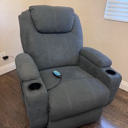 Swivel Rocking Recliner with Massage and heating function