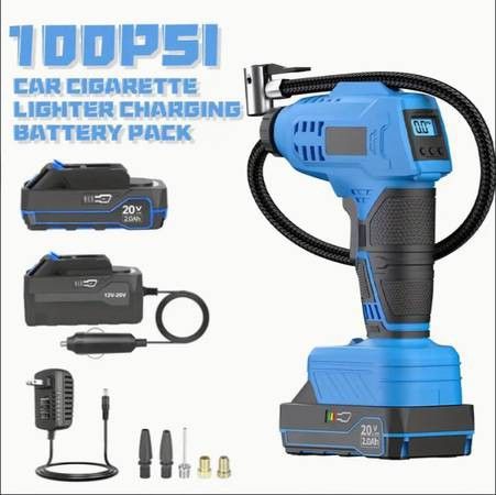 (NEW) PSI 100 Cordless Tire Inflator