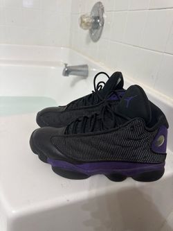 Air Jordan 13 Black Purple Sneakers