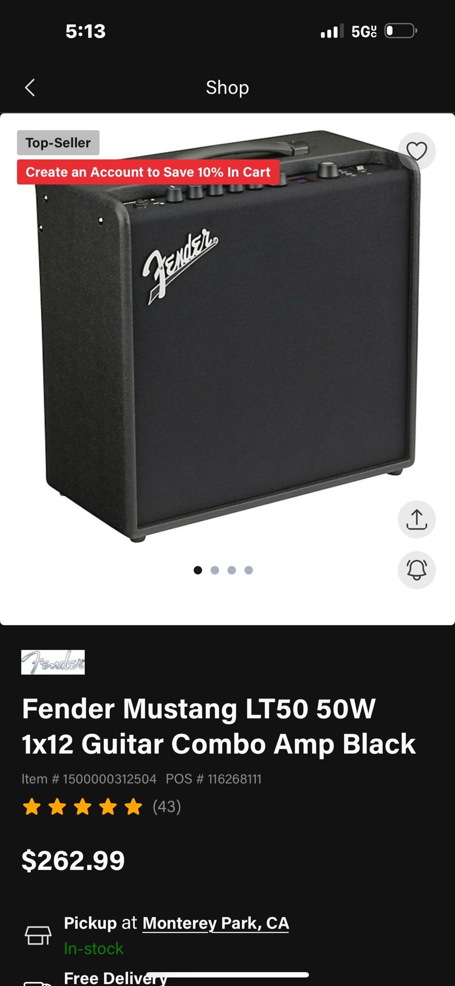 Selling My Electric Guitar And Amp 800 O.B.O
