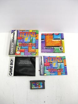 Tetris Worlds Game Boy Advance GBA Video Game CIB