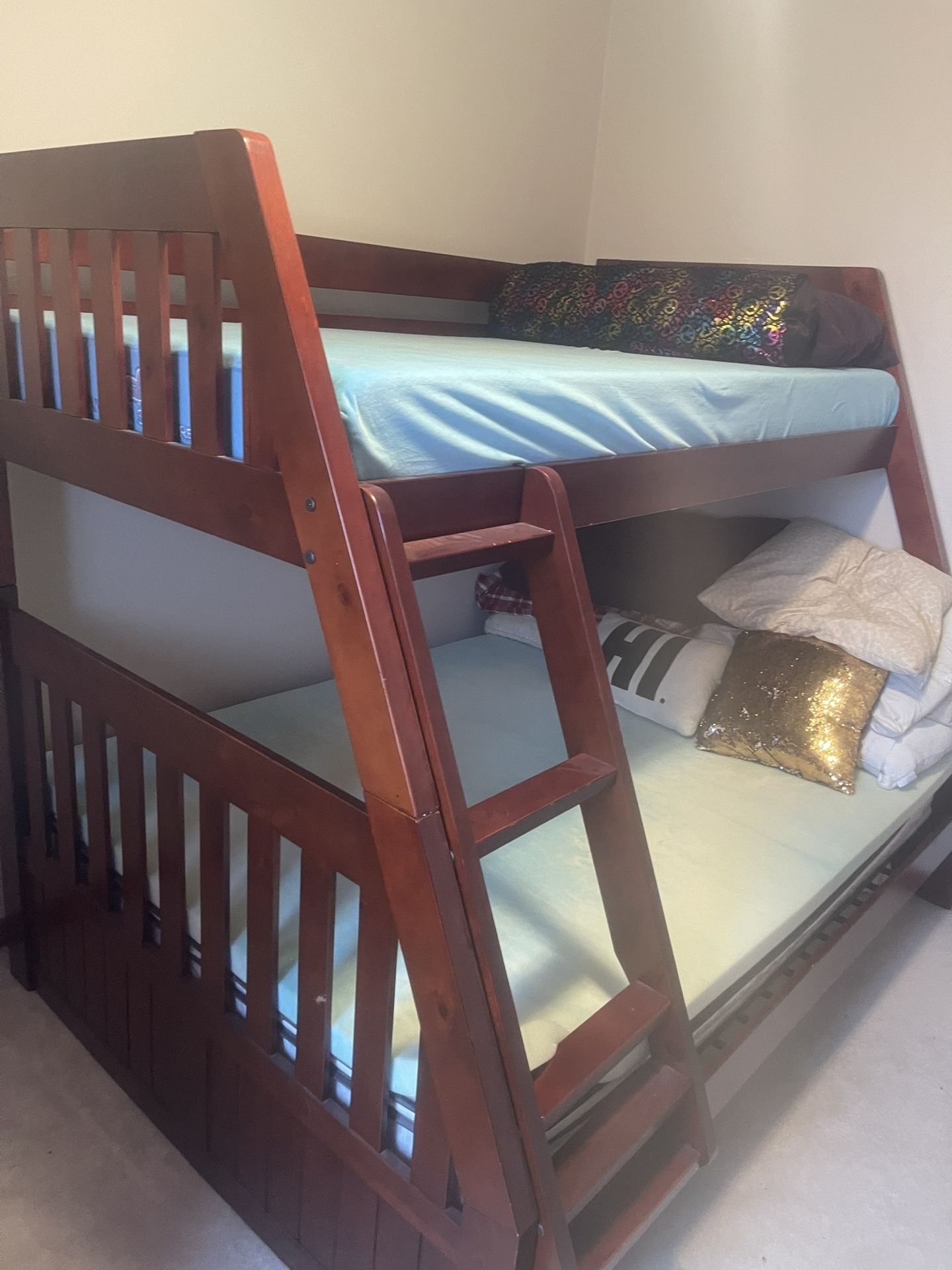 2 Year Bunk Bed.s. Top Bed Is A Single Lower Bed Is A Double