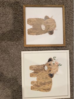 2 nursery  frames